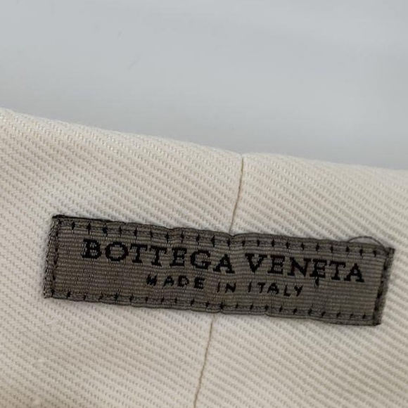 Bottega Veneta Womens Pants White Linen Cotton Blend Pockets Zip Italy 40 - Picture 5 of 7